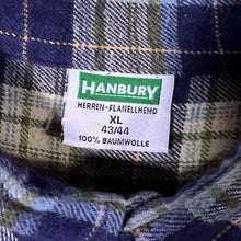 Load image into Gallery viewer, Vintage Hanbury Lumberjack Plaid Check Long Sleeve Cotton Flannel Shirt
