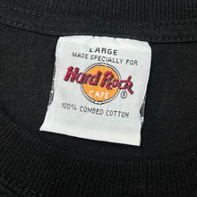 Load image into Gallery viewer, Early 00&#39;s HARD ROCK CAFE &quot;Amsterdam&quot; Classic Souvenir Logo Spellout Graphic T-Shirt
