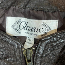 Load image into Gallery viewer, Vintage 90&#39;s CLASSIC Genuine Real Brown Leather Zip Bomber Jacket
