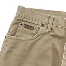 Load image into Gallery viewer, Early 00&#39;s WRANGLER &quot;Texas&quot; Classic Straight Leg Regular Fit Brown Beige Jeans
