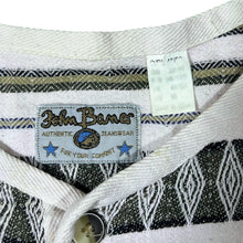 Load image into Gallery viewer, Vintage John Baner Multi Striped Patterned Long Sleeve Henley Button Shirt Top
