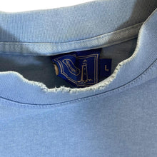 Load image into Gallery viewer, Early 00&#39;s ROCKPORT Embroidered Pocket Spellout Faded Distressed Blue T-Shirt
