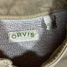 Load image into Gallery viewer, ORVIS Classic Essential Brown Zip Fleece Lined Sweatshirt
