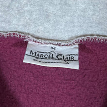 Load image into Gallery viewer, Vintage MARCEL CLAIR &quot;Alaska&quot; Tape Colour Block 1/4 Zip Pullover Fleece Sweatshirt
