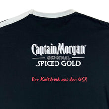 Load image into Gallery viewer, Early 00&#39;s CAPTAIN MORGAN &quot;Original Spiced Gold&quot; Promo Graphic Ringer T-Shirt
