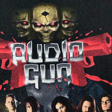 Load image into Gallery viewer, Audio-Gun “5 Jahre” Graphic Spellout German Heavy Metal Band T-Shirt
