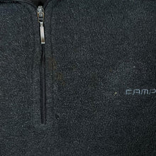 Load image into Gallery viewer, Vintage CAMPAGNOLO Embroidered Mini Logo Dark Grey 1/4 Zip Fleece Sweatshirt
