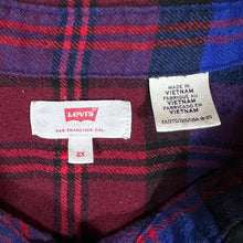 Load image into Gallery viewer, LEVI&#39;S Lumberjack Plaid Check Long Sleeve Cotton Flannel Shirt
