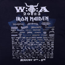 Load image into Gallery viewer, Wacken 2023 Heavy Metal Hard Rock Punk Music Band Festival Lineup Black T-Shirt
