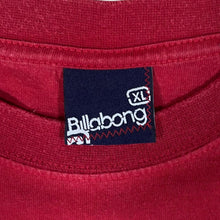 Load image into Gallery viewer, Early 00&#39;s BILLABONG Surfer Skater Logo Spellout Graphic Red T-Shirt

