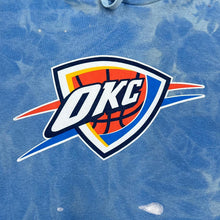 Load image into Gallery viewer, NBA OKC THUNDER Okalahoma City Basketball Logo Spellout Graphic Tie Dye Pullover Hoodie
