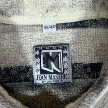 Load image into Gallery viewer, Vintage 90's JEAN MASERIC Abstract Patterned Striped Short Sleeve Flannel Shirt
