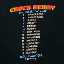 Load image into Gallery viewer, Vintage Screen Stars (1994) CHUCK BERRY &quot;UK Tour &#39;94&quot; Rock And Roll Music Band Single Stitch T-Shirt
