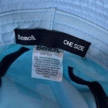 Load image into Gallery viewer, Bench. Embroidered Logo Spellout Y2K Baby Blue Bucket Hat
