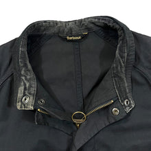 Load image into Gallery viewer, BARBOUR INTERNATIONAL Corduroy Collar Faded Black Zip Jacket
