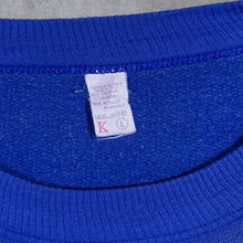 Load image into Gallery viewer, Vintage 80&#39;s Sailing Boating Nautical Spellout Graphic Blue Sweatshirt
