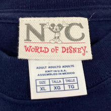 Load image into Gallery viewer, World Of Disney (2007) “New York City” Mickey Mouse Souvenir Graphic Navy Blue T-Shirt
