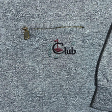 Load image into Gallery viewer, Vintage Mir Collection &quot;Mir Club&quot; Embroidered Golf Grey Collared Sweatshirt
