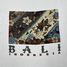 Load image into Gallery viewer, Early 00’s BALI “Indonesia” Art Souvenir Spellout Graphic T-Shirt
