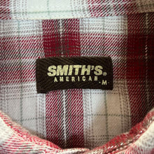Load image into Gallery viewer, Smith&#39;s American Cowboy Western Plaid Check Popper Long Sleeve Shirt
