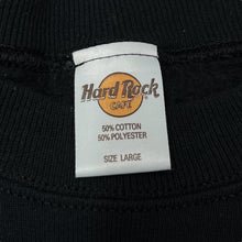 Load image into Gallery viewer, Vintage 90&#39;s HARD ROCK CAFE &quot;Paris&quot; Souvenir Logo Spellout Graphic Crewneck Sweatshirt
