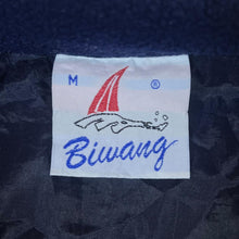 Load image into Gallery viewer, Vintage BIWANG Embroidered Big Spellout Colour Block 1/2 Zip Pullover Fleece Sweatshirt
