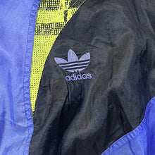 Load image into Gallery viewer, Vintage 90&#39;s ADIDAS Mini Trefoil Logo Crazy Pattern Colour Block Shell Windbreaker Tracksuit Jacket
