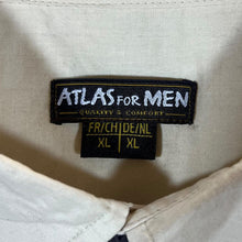 Load image into Gallery viewer, ATLAS FOR MEN Cowboy Western Cream Cotton Long Sleeve Shirt
