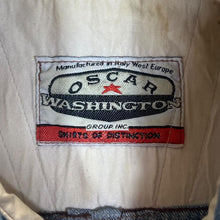 Load image into Gallery viewer, Vintage 90's OSCAR WASHINGTON Cowboy Western Style Long Sleeve Blue Denim Shirt
