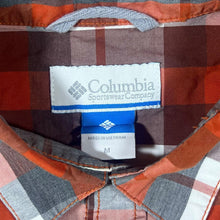 Load image into Gallery viewer, Columbia Sportswear Red Grey White Plaid Check Long Sleeve Cotton Shirt

