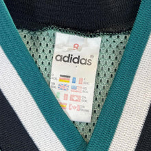 Load image into Gallery viewer, Vintage 90's Adidas Embossed Logo Colour Block Sports Mesh Jersey Top
