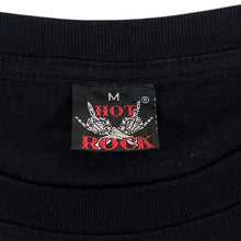Load image into Gallery viewer, Early 00&#39;s Elvis Presley Rock N Roll Music Tribute Spellout Graphic Black T-Shirt
