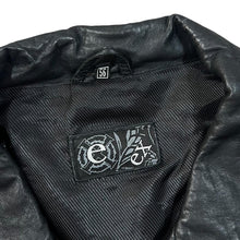 Load image into Gallery viewer, Vintage 90&#39;s EX EX Classic Black Genuine Real Leather Zip Jacket
