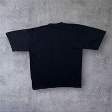 Load image into Gallery viewer, Vintage Novelty Cartoon Souvenir Spellout Graphic Black Short Sleeve T-Shirt
