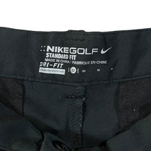 Load image into Gallery viewer, NIKE GOLF Dri-Fit &quot;Standard Fit&quot; Embroidered Mini Swoosh Black Shorts
