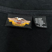 Load image into Gallery viewer, Early 00&#39;s HARLEY DAVIDSON MOTORCYCLES Classic Embroidered Mini Logo Biker Short Sleeve Polo Shirt
