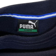 Load image into Gallery viewer, Vintage 90&#39;s PUMA Embroidered Mini Logo Navy Blue Crewneck Sweatshirt
