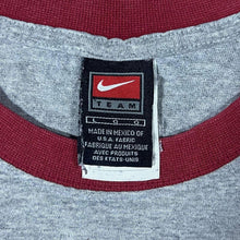 Load image into Gallery viewer, Vintage Nike Team Oklahoma Sooners College Sports Graphic Grey Ringer T-Shirt
