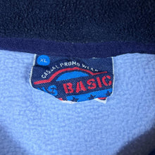 Load image into Gallery viewer, Vintage US BASIC Classic Blue 1/4 Zip Pullover Fleece Sweatshirt
