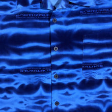 Load image into Gallery viewer, Early 00's Southpole Hip Hop Y2K Abstract Patterned Blue Short Sleeve Shirt
