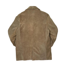 Load image into Gallery viewer, Vintage TOM ENGLISH Classic Genuine Real Tan Suede Leather Blazer Jacket
