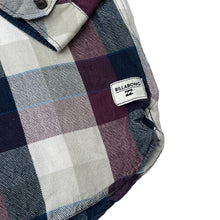 Load image into Gallery viewer, BILLABONG Classic Plaid Check Surfer Skater Long Sleeve Flannel Cotton Shirt
