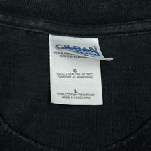 Load image into Gallery viewer, Early 00&#39;s LINE DANCING &quot;Boot Scootin&#39;&quot; Cowboy Boots Hat Souvenir Novelty Spellout Graphic T-Shirt
