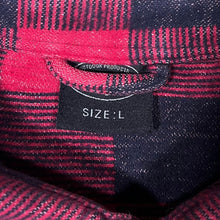Load image into Gallery viewer, Vintage Mil-Tec Red Black Plaid Check Long Sleeve Heavy Flannel Cotton Shirt
