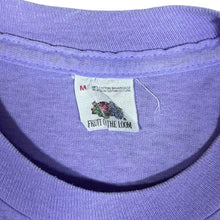 Load image into Gallery viewer, Vintage FRUIT OF THE LOOM Classic Mini Logo Graphic Purple Single Stitch T-Shirt
