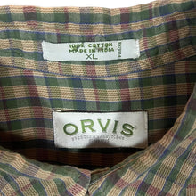 Load image into Gallery viewer, Vintage Orvis Country Check Long Sleeve Flannel Cotton Button-Up Shirt
