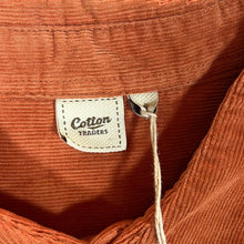 Load image into Gallery viewer, COTTON TRADERS &quot;Cinnamon&quot; Classic Burnt Orange Corduroy Cord Long Sleeve Shirt
