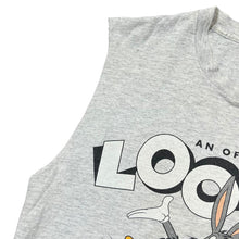 Load image into Gallery viewer, Vintage LOONEY TUNES (1992) &quot;An Official Product&quot; Made In USA Graphic Cutoff Sleeveless T-Shirt
