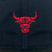 Load image into Gallery viewer, Mitchell &amp; Ness NBA CHICAGO BULLS Embroidered Basketball Logo Baseball Cap
