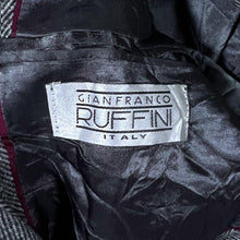 Load image into Gallery viewer, Vintage Gianfranco Ruffini Grey Herringbone Tweed Camel Hair Blend Blazer Jacket
